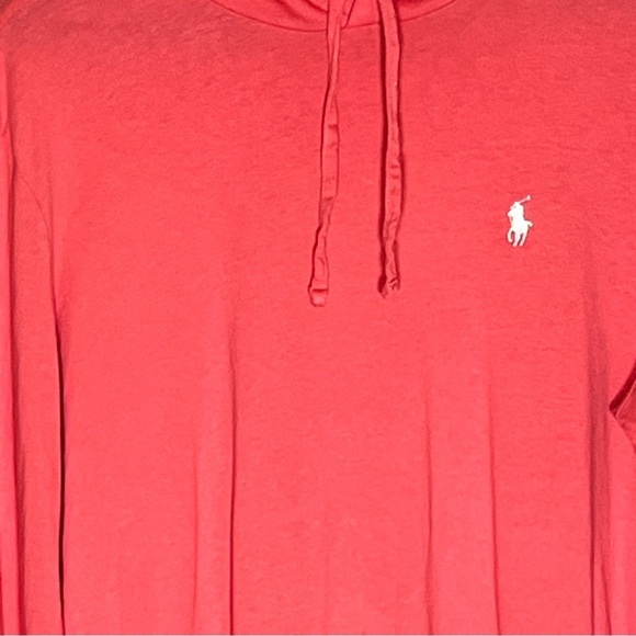 Ralph Lauren Polo Hooded Top Neon Pink Lightweight Women’s Medium - Picture 6 of 10